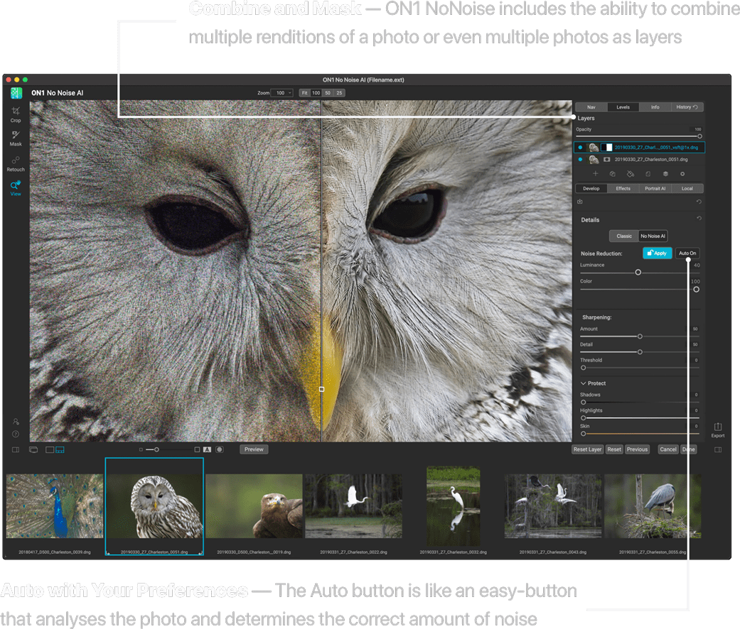 ON1 NoNoise AI工作流插件